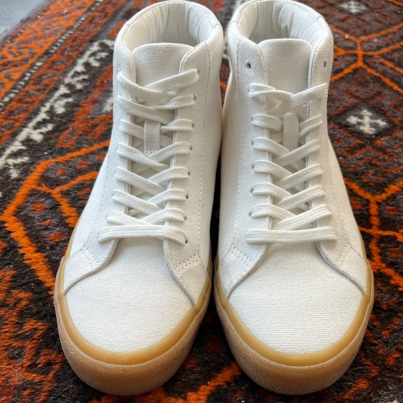 Madewell Sidewalk High-Top Sneakers in Recycled Canvas - Picture 5 of 10
